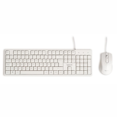 iggual Kit teclado y raton CMK BUSINESS blanco